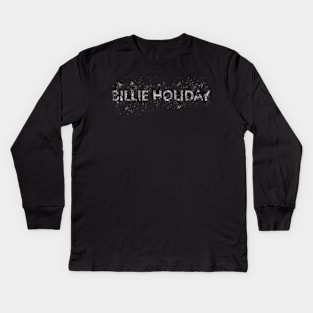 Billie Holiday Kids Long Sleeve T-Shirt